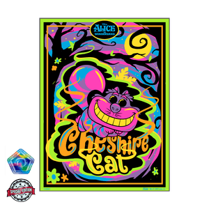 Funko Poster Alice Blacklight - Cheshire Cat Exclusivo Poperos