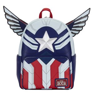 Mochila Marvel Falcon Captain America Cosplay Mini Backpack