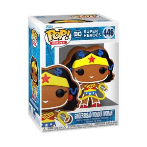 Funko POP Heroes: DC Comics- Wonder Woman Holiday Gingerbread