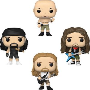 Funko POP Rocks: Pantera- Pack Philip Anselmo, Vinnie Paul, Dimebag Darrell, Rex Brown
